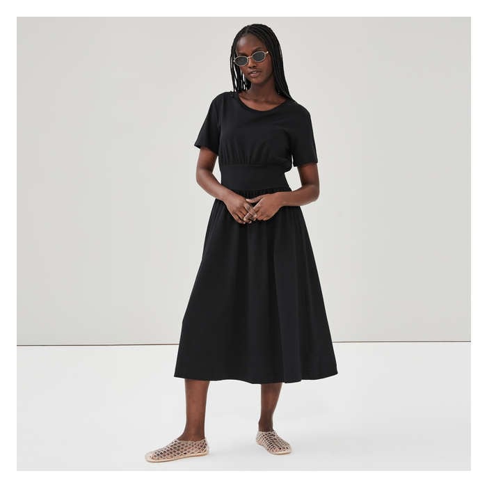 Aux Femmes Robe midi - Noir Jf